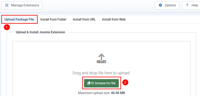 Migrate Your Website From Joomla To WordPress - Upload and Install Akeeba Backup Extension File