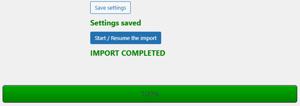 Migrate Your Website From Joomla To WordPress - Import Completed Successfully