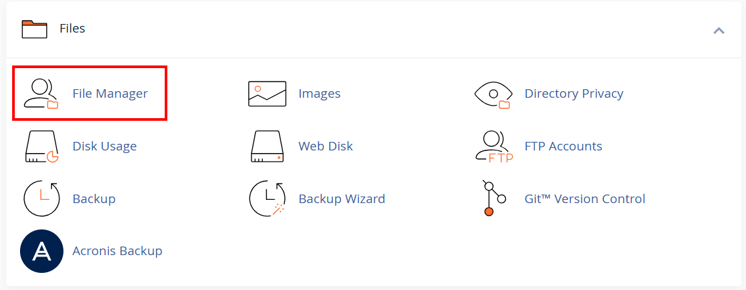 Export A WordPress Theme - Open File Manager