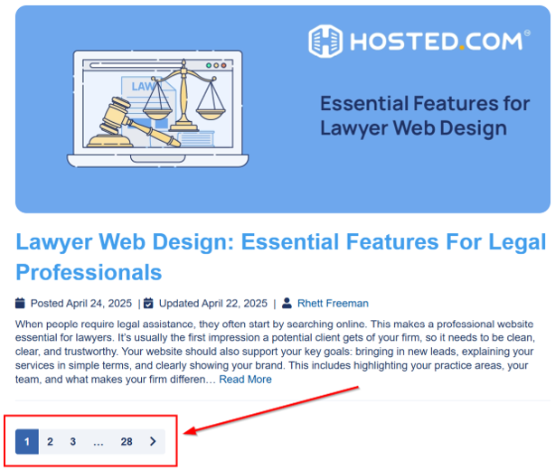 WordPress Pagination: How To Add It Manually Or With Plugins - Numbered Pagination Example WordPress Pagination - Numbered Pagination Example