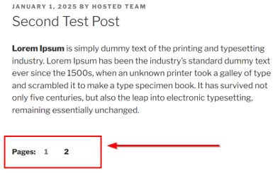 WordPress Pagination: How To Add It Manually Or With Plugins - Split Posts with Page Break Block WordPress Pagination - Split Posts with Page Break Block