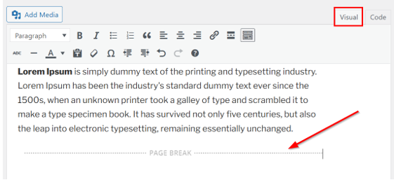 WordPress Pagination: How To Add It Manually Or With Plugins - Use Keyboard Shortcode to Add Page Break in Classic Editor WordPress Pagination - Use Keyboard Shortcode to Add Page Break in Classic Editor