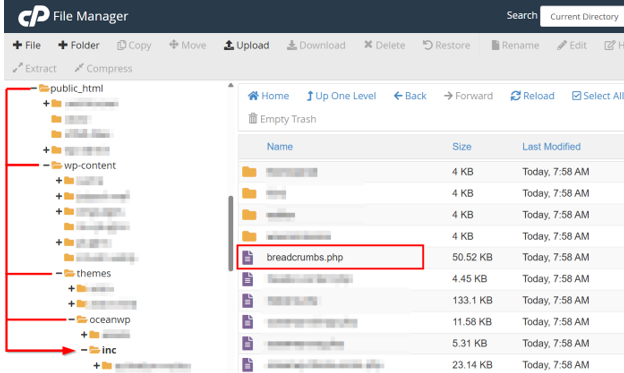 WordPress Breadcrumbs: How To Add & Display Them On Your Site - Breadcrumbs are Enabled By Default in OceanWP WordPress Breadcrumbs - Breadcrumbs are Enabled By Default in OceanWP