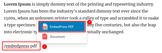 How To Embed A PDF In WordPress: Manual & Plugin Setup - Insert EmpressPress PDF Block How To Embed A PDF In WordPress - Insert EmpressPress PDF Block