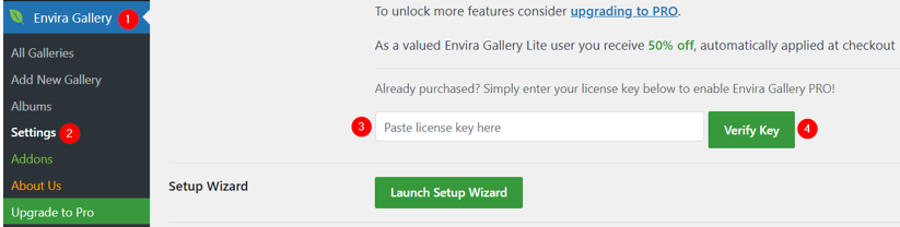 How To Disable Right Click On Your WordPress Website - Verify Envira Gallerty License Key Disable Right Click On Your WordPress Website - Verify Envira Gallerty License Key