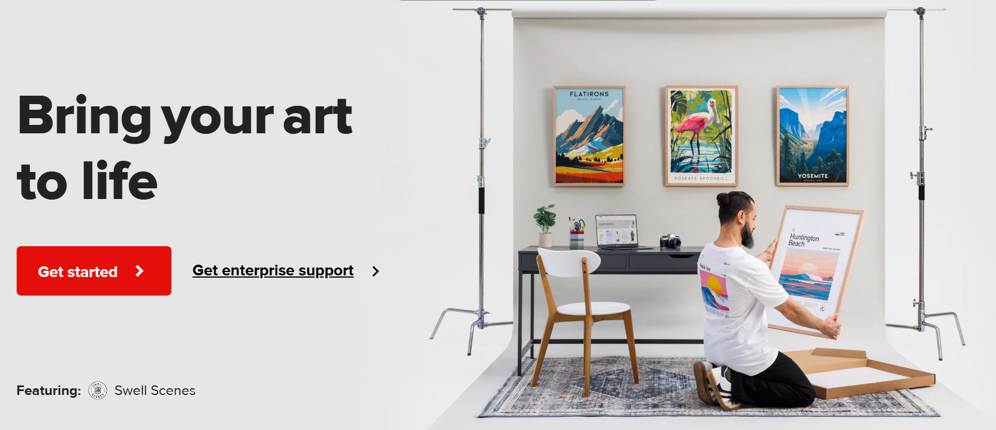 How To Start An Online T-Shirt Business - Printful Website