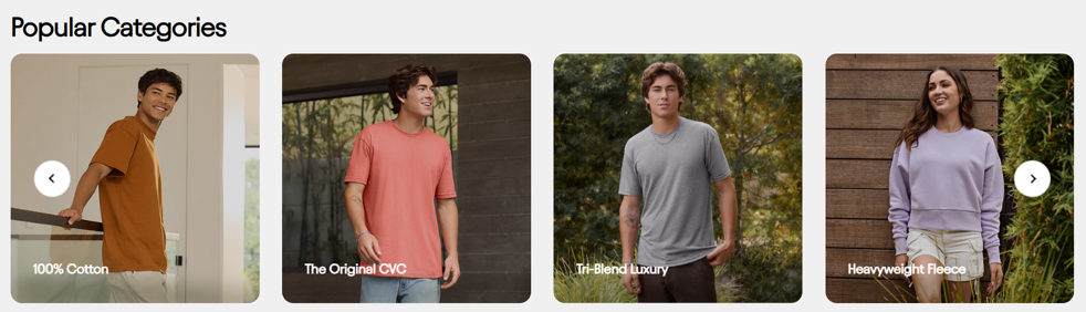 How To Start An Online T-Shirt Business - Next Level Apparel Website