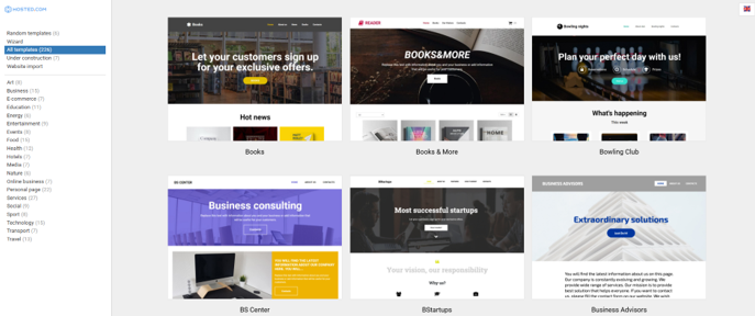 Choose Template to Build Your Website With Hosted.com®'s Website Builder Choose Template to Build Your Website With Hosted.com®'s Website Builder